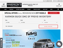 Tablet Screenshot of harmonsautocenter.com